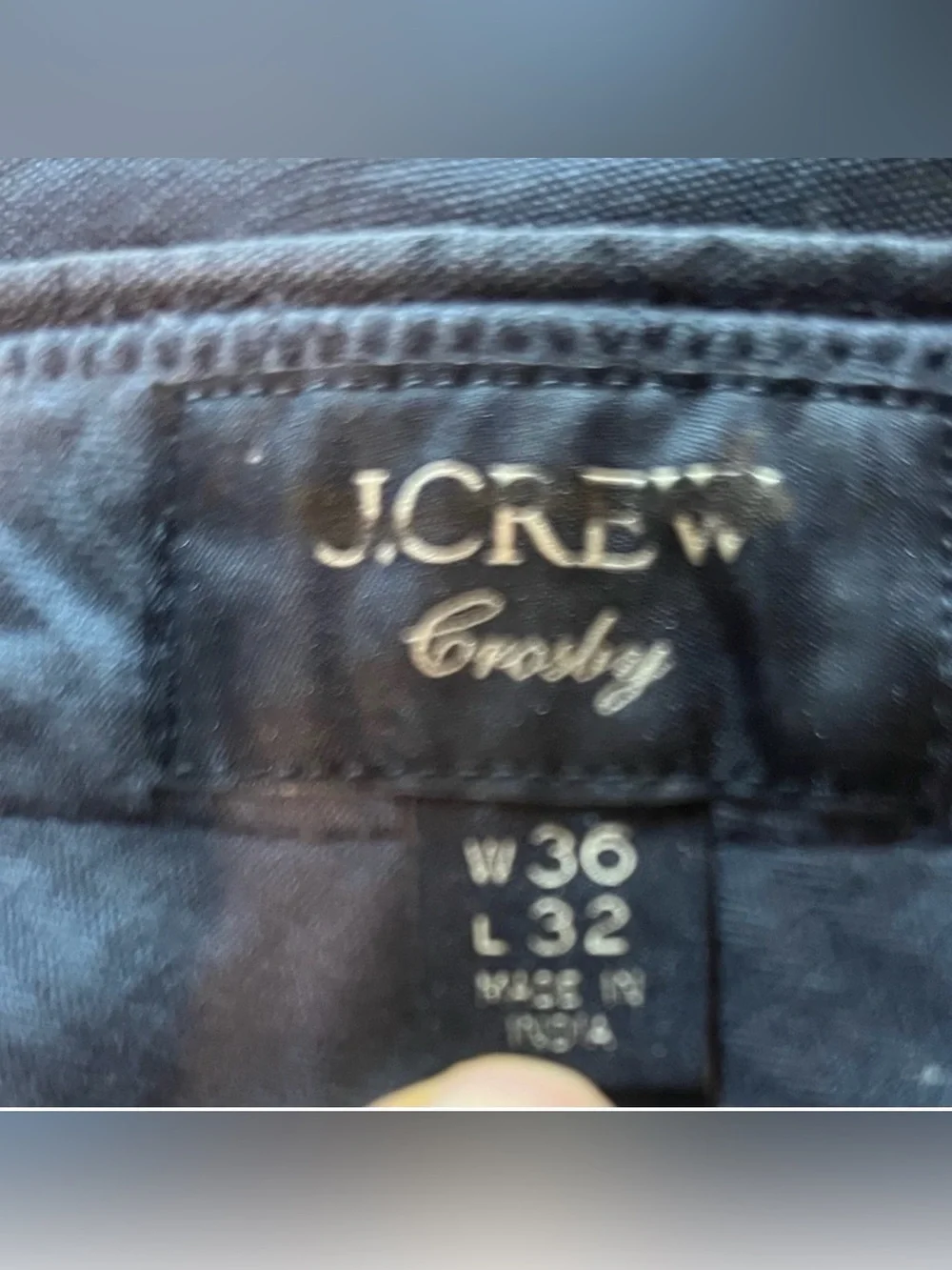 J.Crew Crosby Classic-fit suit pant in garment-dyed Italian cotton-linen blend